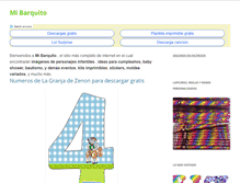 Tablet Screenshot of mibarquito.com